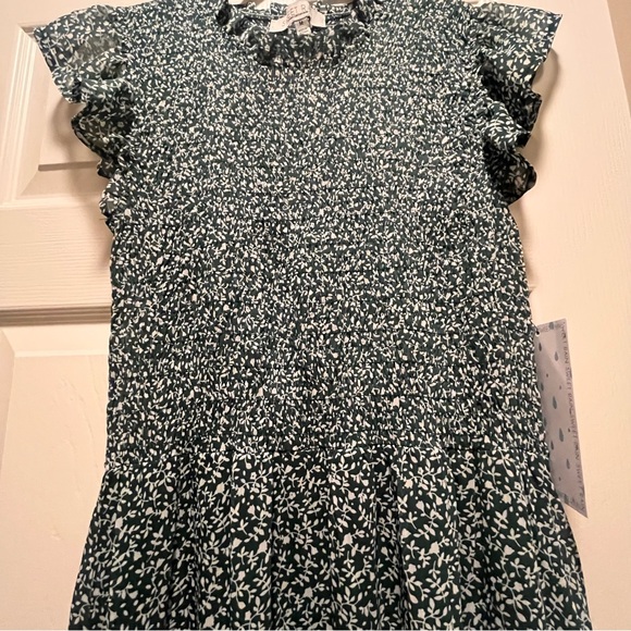 Sweet Rain Green and White Floral Dress - Picture 4 of 13